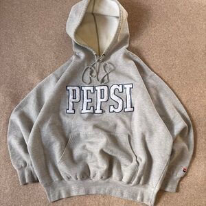 Vintage 1990s NOTHING ELSE IS A PEPSI gray heavyweight hoodie